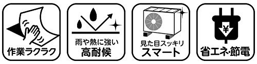 エアコン室外機の遮熱シール 4枚入_画像6