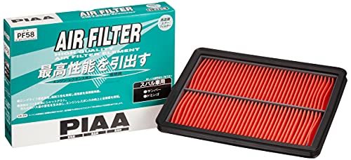 PIAA エアーフィルター (エアフィルター) 1個入 [スバル車用] サンバー_ドミンゴ_他 PF58_画像1