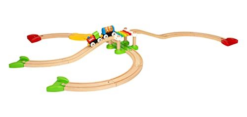 BRIO ( ブリオ ) レールウェイ マイファースト ビギナーセット [全18ピース] 対象年齢 1歳半~ ( 電車 おもちゃ 木製 レール_画像4