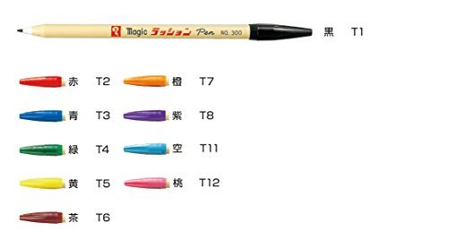  temple west chemistry Magic water-based pen lashon pen No.300 10 color M300C-10