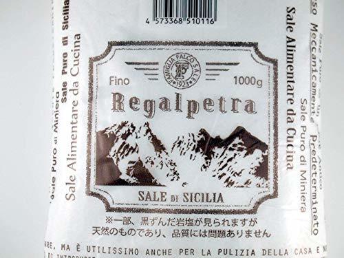 Regalpetra Fino イタリア シチリア島産岩塩（粉状）1kg シチリア島の天然の岩塩鉱から採掘された塩【直輸入】業務仕様　ロックソル_画像3