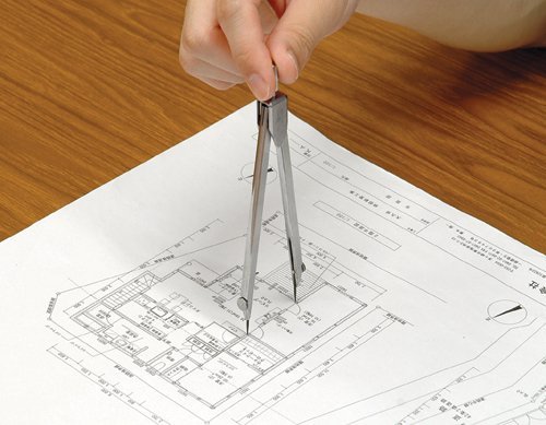 シンワ測定(Shinwa Sokutei) デバイダー 製図用 B 155mm 75450_画像3