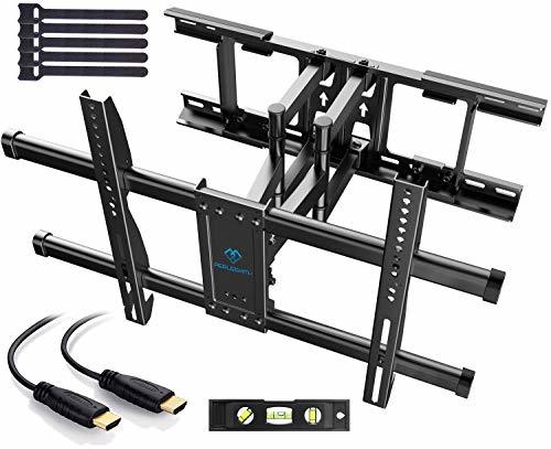 PERLESMITH テレビ壁掛け金具 大型 37-70インチ対応 アーム式 耐荷重60kg LCD LED 液晶テレビ用 前後&左右&上下多角