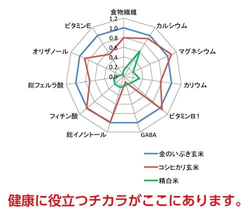 玄米食用 PREMIUM 玄米 金のいぶき 5kg_画像4