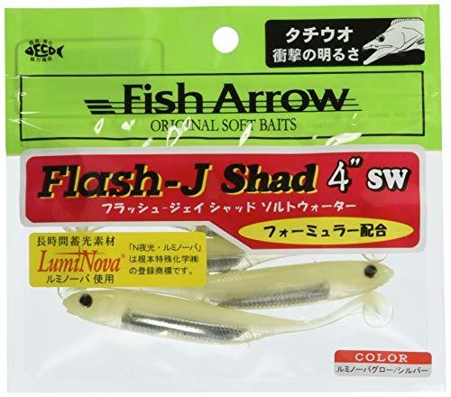 Fish Arrow(フィッシュアロー) ルアー フラッシュJシャッド4SW #L134ルミノーバグロー/シルバー_画像1