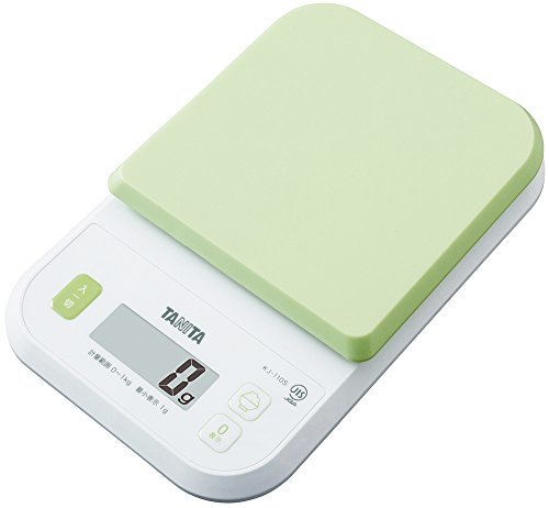 tanita cooking scale kitchen measuring cooking digital 1kg 1g unit green KJ-110S GR. is .. calorie . is ...