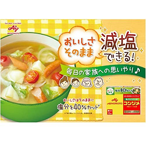  Ajinomoto KK console me( salt minute ....) solid 15 piece insertion box ×4 piece [. salt ]