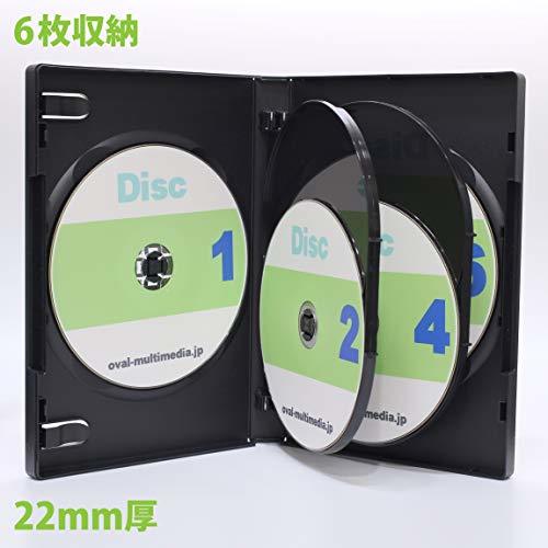  oval multimedia DVD tall case 22mm thickness DVD. Blue-ray .6 pcs storage make tall case black 2 piece OV75