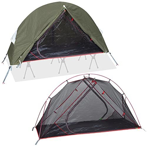 AWESOME’S コットテント 一人用 ソロキャンプ キャンプ アウトドア 軽量 蚊帳 テント 蚊の画像1
