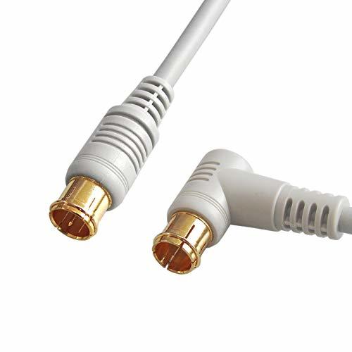  digital broadcasting *BS*CS broadcast correspondence antenna cable 10m S4CFB 4C coaxial cable L type plug . strut plug /Z-100[ Bulk ]