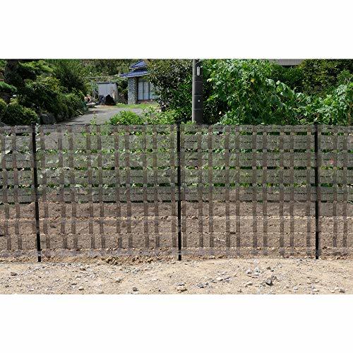 TRUSCO( Trusco ) fine view divider fencing net roll Brown 80cm×25m TBNF-0825-BR