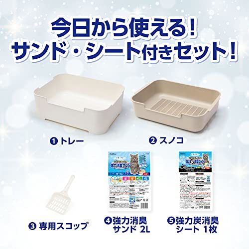 ペットプロ デオフリー 猫用システムトイレセット_画像8