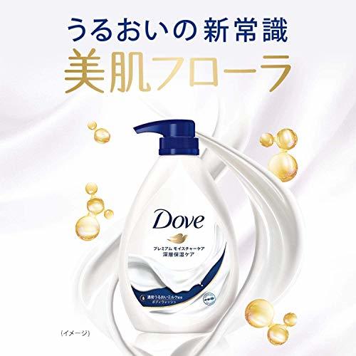 Dove(ダヴ) ボディソープ(ボディウォッシュ) プレミアム モイスチャーケア 詰替え用 360g×4個セット ボディーソープ やわらかなフロ_画像4