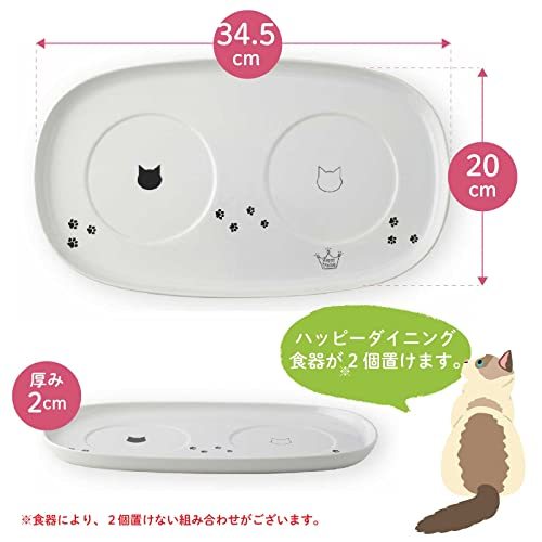 猫壱 食器トレー (ダブル)_画像2