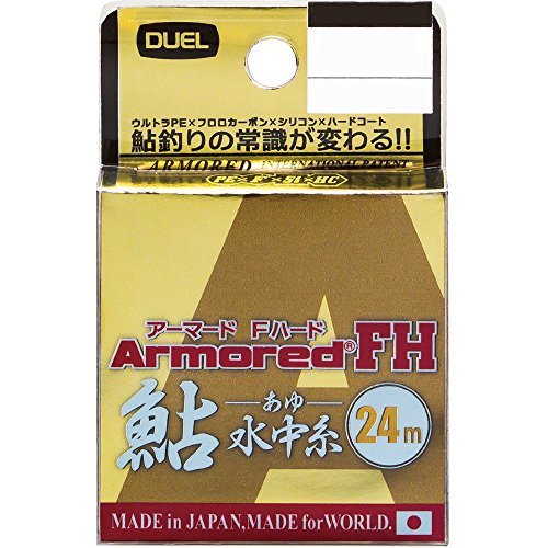 DUEL( Duel ) PE линия 0.08 номер armor -doFH форель подводный нить 24m0.08 номер GYB золотой желтый + голубой форель H4134