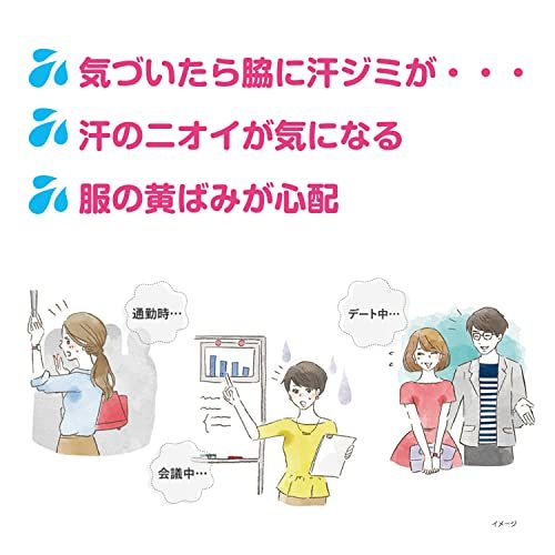 【まとめ買い】リフ あせワキパット あせジミ防止・防臭シート 脇汗に ブラック 20枚(10組)×3個_画像2