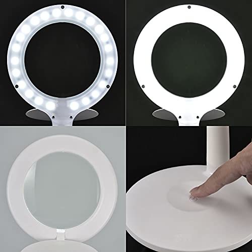  magnifier attaching LED stand light L zoom white _DS-L24ZS-W 08-0787