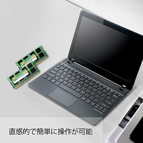 シリコンパワー ノートPC用メモリ 204Pin SO-DIMM DDR3-1333 PC3-10600 8GB×2枚組 SP016GBSTU1_画像3