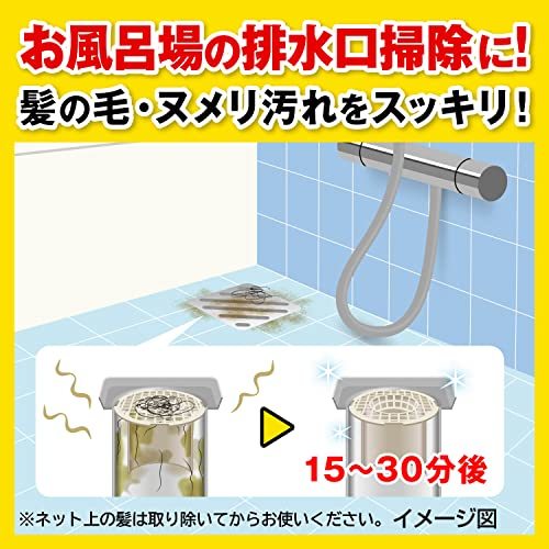 パイプユニッシュ プロ パイプクリーナー 濃縮タイプ 400g×5本 お掃除用手袋付き パイプ掃除 お風呂 排水溝 排水_画像2