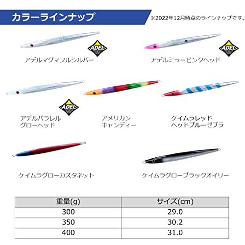 ダイワ(DAIWA) ソルティガTBジグ トンジギカスタム 400g アデルミラーピンクヘッド_画像7