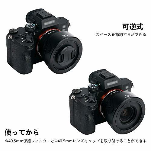 JJC 可逆式 レンズフード + アタブターリンク ソニー ZV-E1 と Sony FE 28-60mm F4-5.6 (SEL2860) レ_画像6