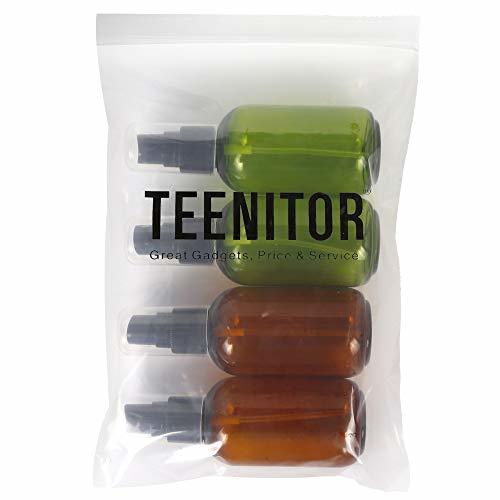 Teenitor ボトル プラスチック製 遮光ボトル アルコール対応 ボトル 80ml 詰替ボトル 霧吹き 容器 アルコール 耐性 4本セット_画像6