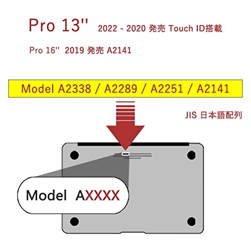 Digi-Tatoo MacBook Pro 13 用 キーボードカバー 対応 (2022 Pro 13 M2チップ / 2020 Pro 13_画像2