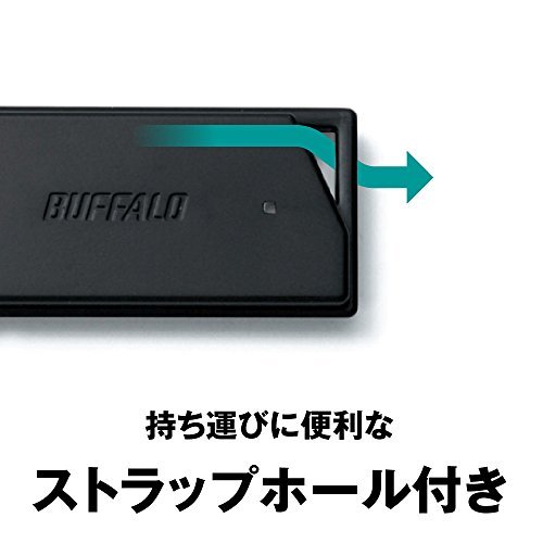 バッファロー USBメモリ 64GB USB3.2(Gen1)/3.1(Gen 1)/3.0/2.0 充実サポート RUF3-K64GA-BK/_画像4