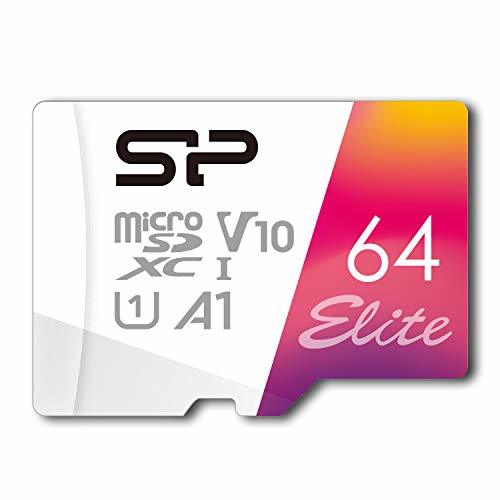  силикон энергия microSD карта 64GB class10 UHS-1 соответствует максимальный считывание 85MB/s full HD SP064GBSTXB