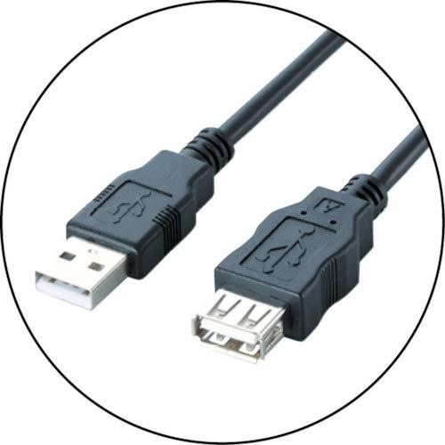 エレコム データ転送用 USB延長ケーブル USB2.0 Aオス-Aメスタイプ 5m RoHS指令準拠&環境配慮パッケージ ブラック U2C-J_画像5