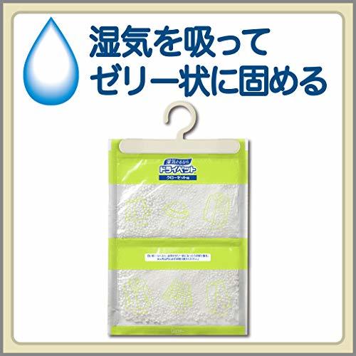 [ ドライペット 除湿剤 ]【まとめ買い】 シートタイプ クローゼット用 2枚入×2個 衣類 吊り下げ 湿気取り_画像4