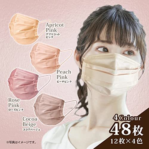 [錦尚金nishikin] 不織布マスク 使い捨て 高密度3層 フィルター BFE99 PFE99 VFE99 花粉99%カット らくらくマスク_画像2