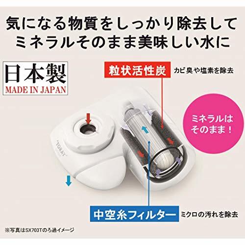 東レ トレビーノ 浄水器 蛇口直結型 スーパーシリーズ スリム カートリッジ1個付き SX705T_画像3