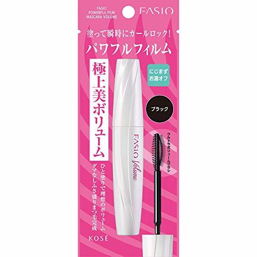 FASIO( Fasio ) powerful film mascara ( volume ) BK001 black 7g fragrance free 1 piece 