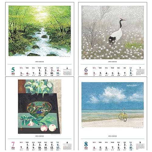 トーダン 現代日本画作家集 2024年 カレンダー 壁掛け CL24-1086_画像5