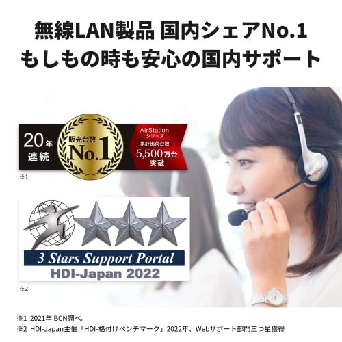 バッファロー WiFi 無線LAN 子機 USB2.0用 11n/g/b 150Mbps 日本メーカー WI-U2-150M/N_画像7