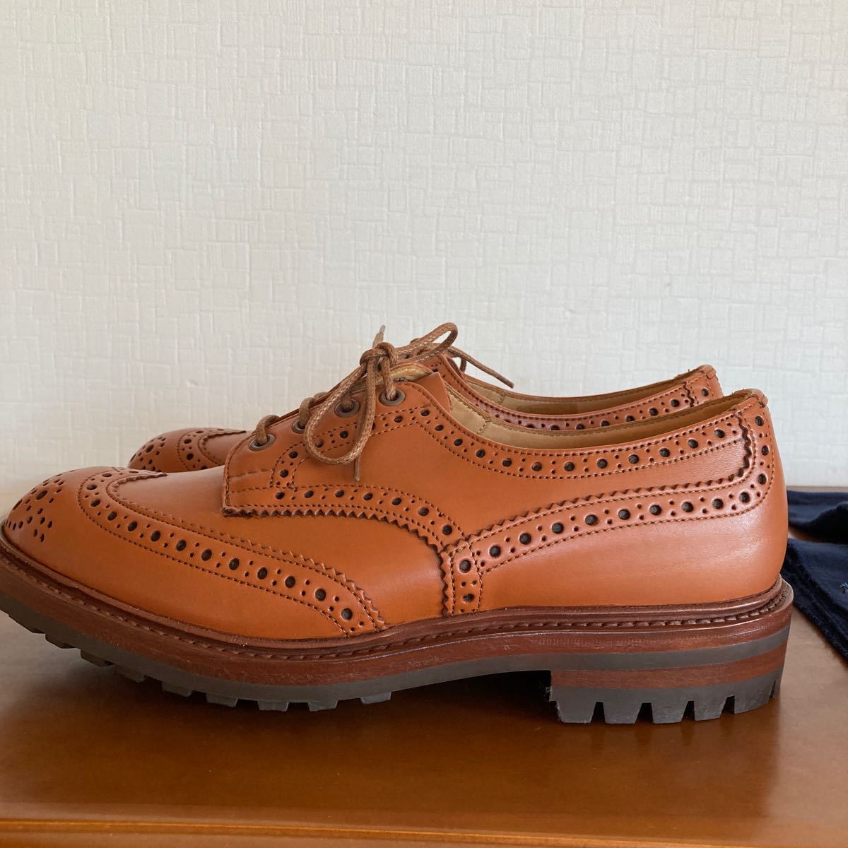 未使用品　Tricker’s KESWICK トリッカーズ　ケズウィック　C Shade シーシェイド　サイズ8 FITTING 6 コマンドソール_画像4