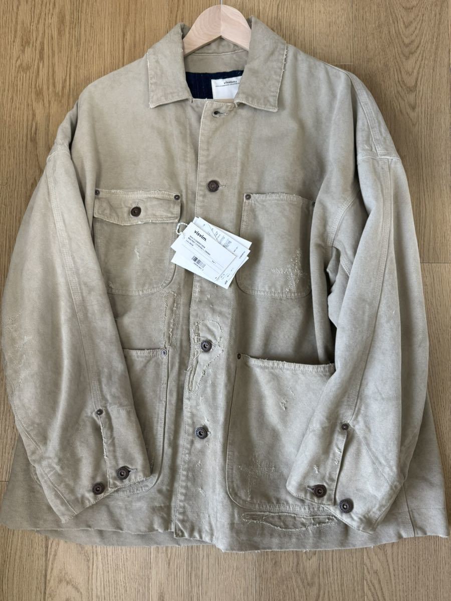 22FWイベントvisvim MACRAY COVERALL CRASH サイズ1 カラーBEIGE 22FWイベントvisvim MACRAY COVERALL CRASH サイズ1 カラーBEIGE