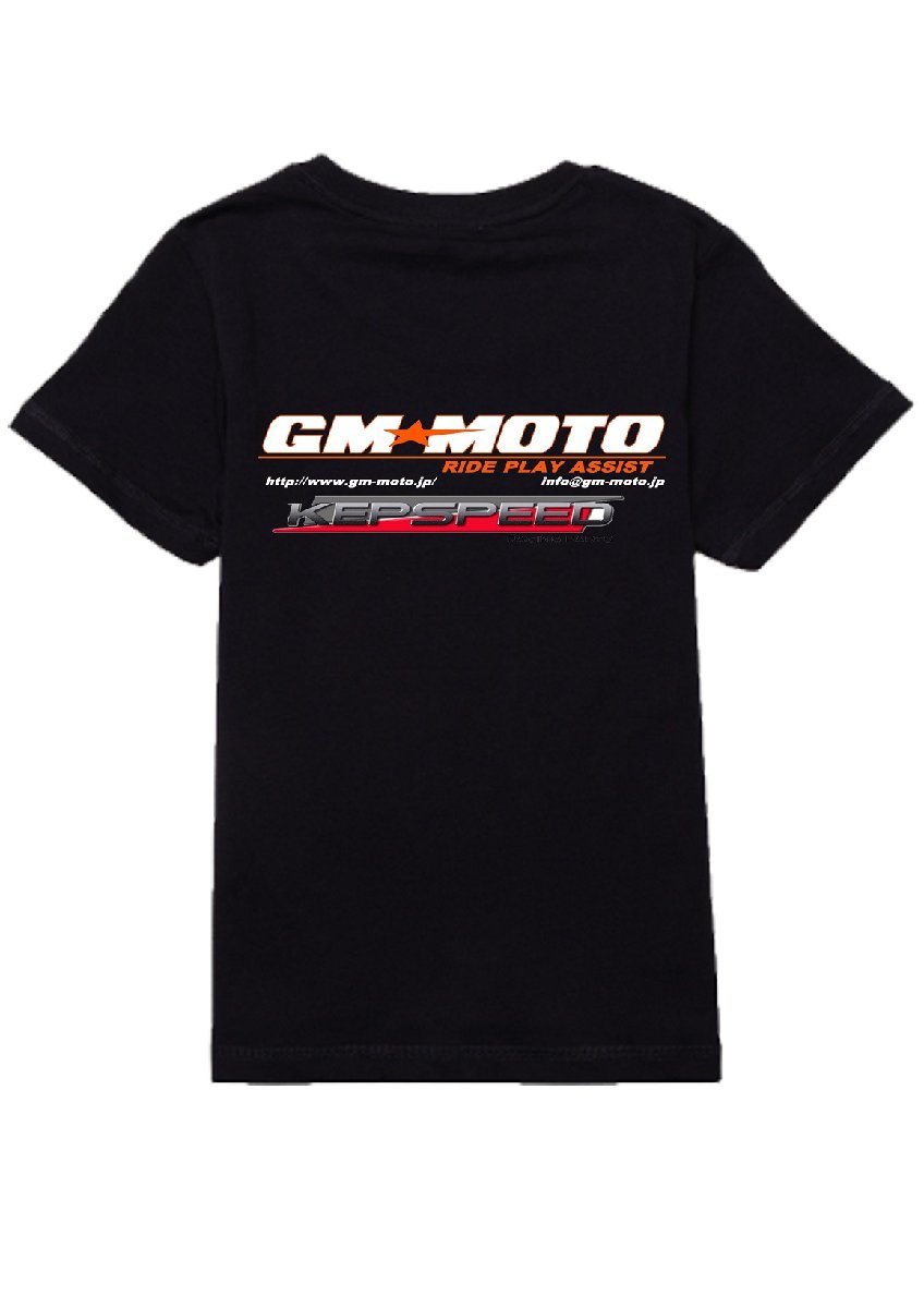 【SALE!!!】GM-MOTO＆KEPSPEED ロゴ入りTシャツ　Sサイズ/黒　モンキー　MONKEY　