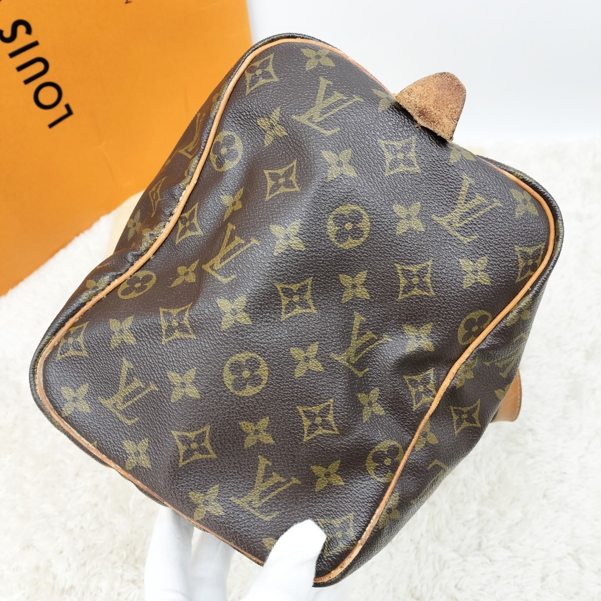 正規品 美品 LOUISVUITTON ルイヴィトン ヴィトン ボストンバッグ ハンドバッグ 旅行 サックスープル35 サック スープル モノグラム M41626の画像3