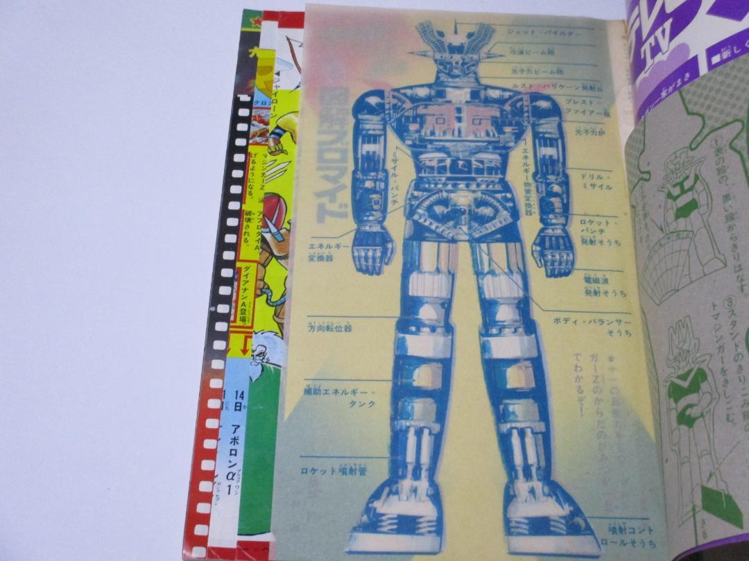 テレビマガジン 増刊 マジンガーZ大百科号 永井豪 講談社 昭和49 テレビマガジン 増刊 マジンガーZ大百科号 永井豪 講談社 昭和49