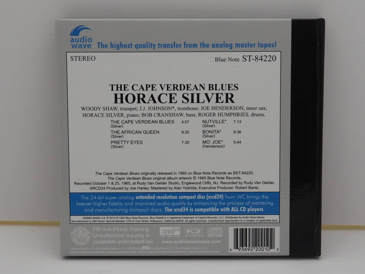 【xrcd高音質CD】HORACE SILVER ホレス・シルバー /THE CAPE VERDEAN BLUES (audio wave製 型番：AWMXR-0010)_画像2