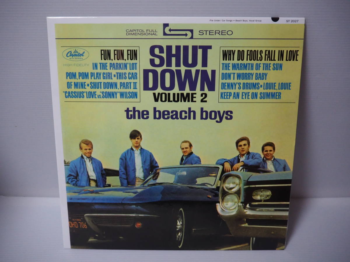 綺麗【高音質盤LP】THE BEACH BOYS / SHUT DOWN VOLUME２ 　　（Analogue Productions製 型番：APP-062）_画像1