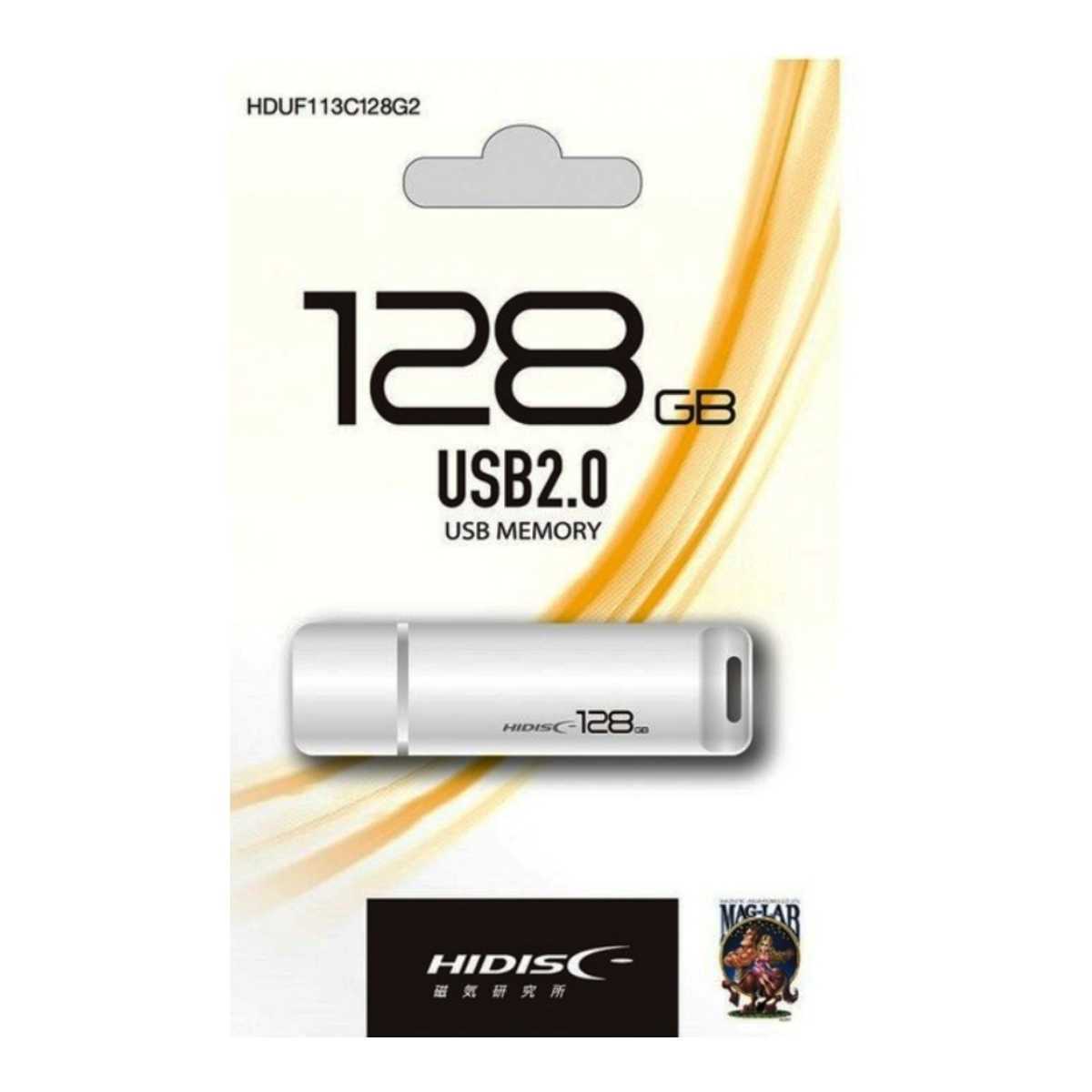 USBフラッシュメモリー 128GB (HI-DISC）HDUF113C128G2 二個セット 【1円スタート出品・新品・送料無料】_画像2