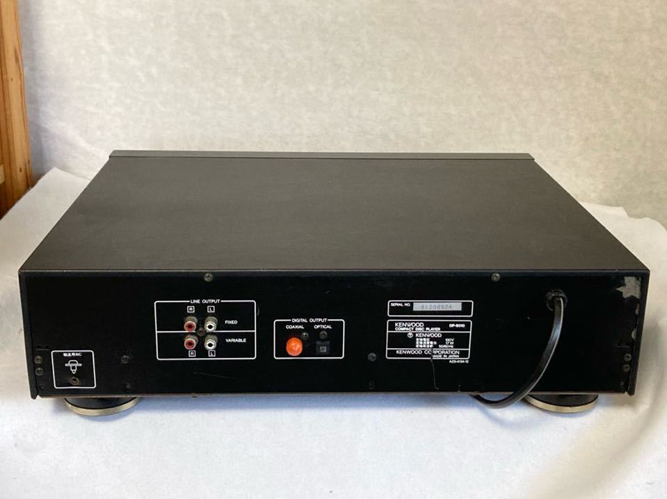KENWOOD DP-8010 ケンウッド CDプレーヤー バーブラウン社製18bitD/Aコンバーター「PCM58P」搭載　ジャンク_画像8