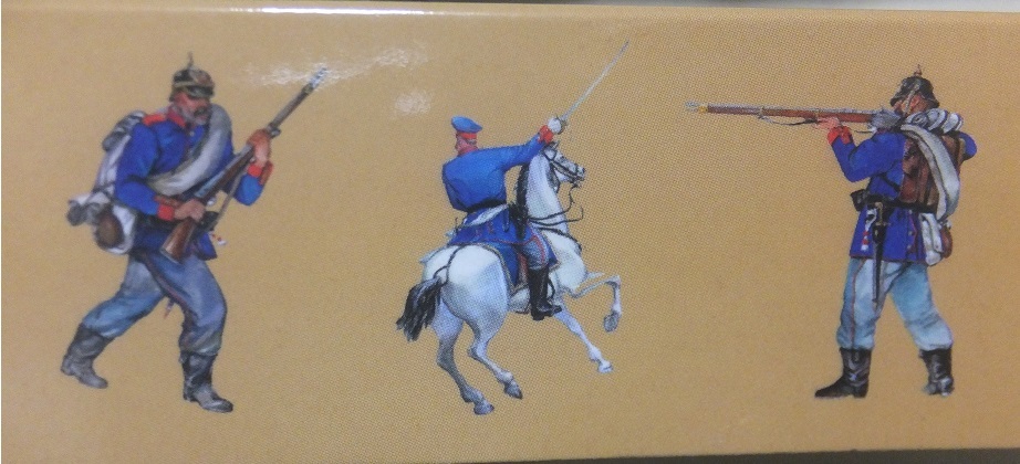 ICM　1/35　Prussian Line Infantry (1870-1871)　プロイセン軍歩兵４体＋馬１頭セット　未組立キット_画像8