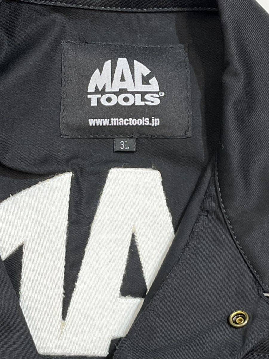 MAC TOOLS マックツール 未使用 3L つなぎ ツナギ オールインワン 黒 ブラック _画像8