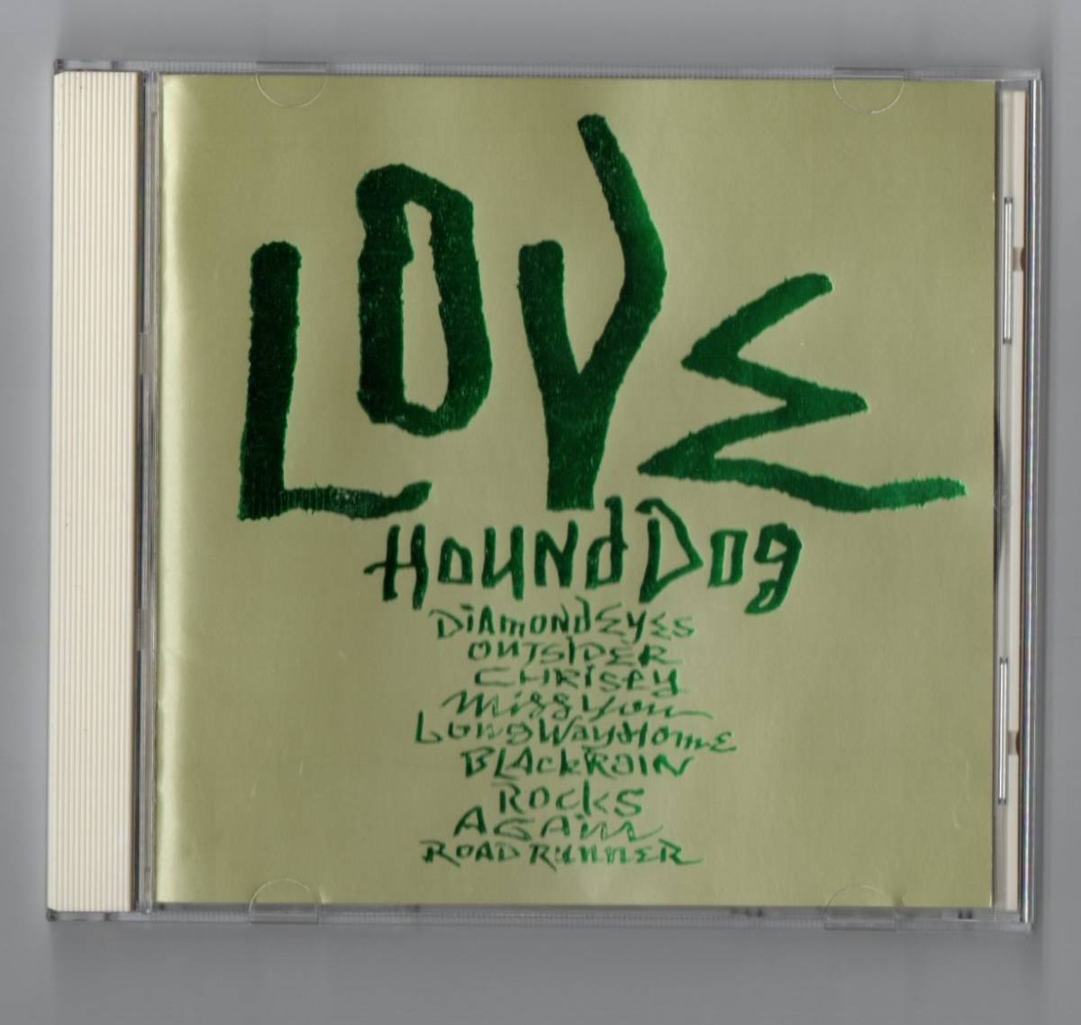 Ω ハウンド ドッグ HOUND DOG 9曲入 1986年 32DH585 CD/ラブ ラヴ LOVE/LONG WAY HOME、アニメ NARUTO ナルト 主題歌 ROCKS 収録/大友康平_※プラケースは交換済みです。