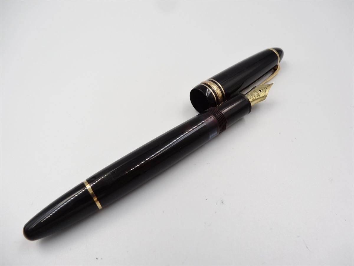 14411Ag Mont Blanc モンブラン 万年筆 マイスターシュテュック 146 4810 ペン先18K 750 文房具 筆記用具_画像2