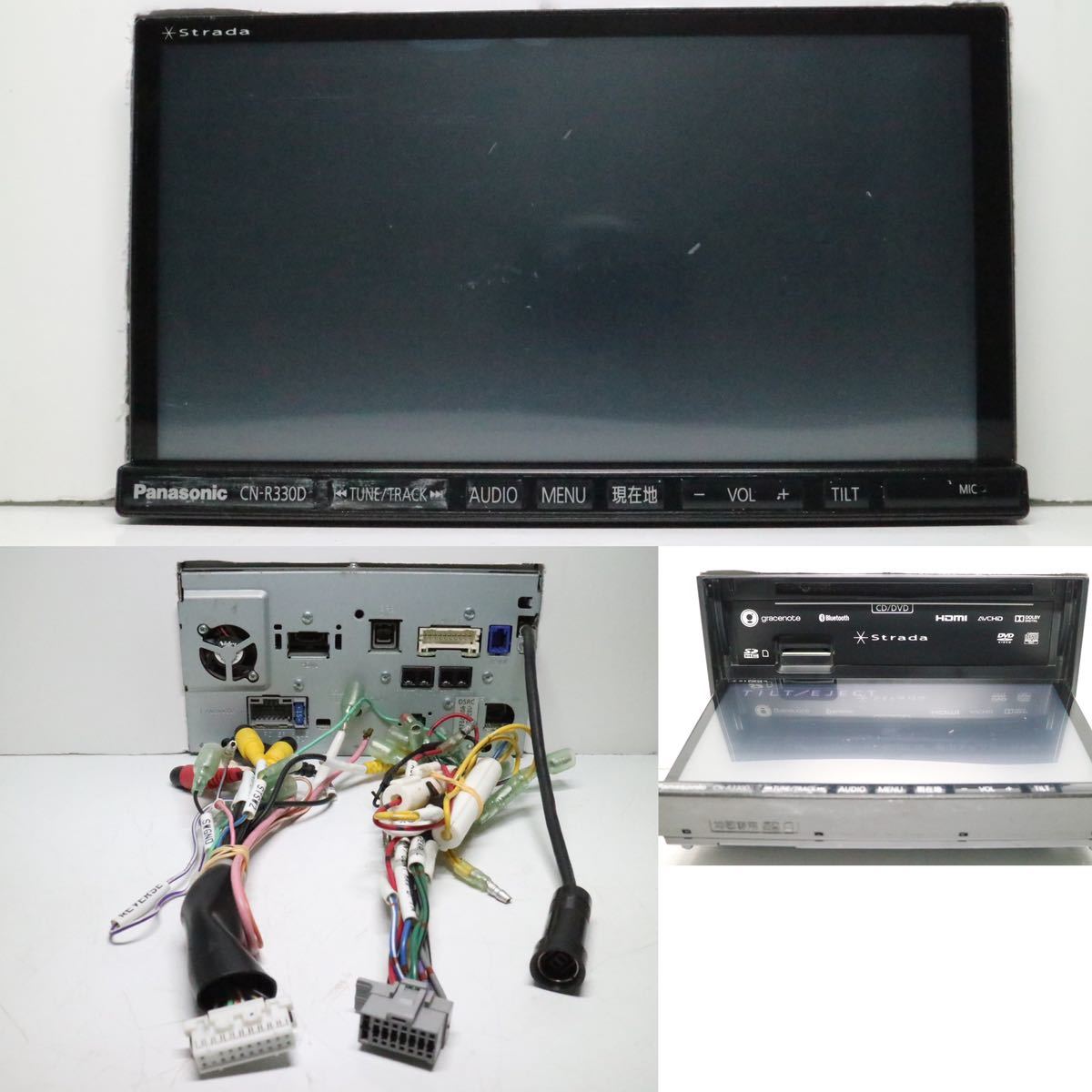 Strada音の匠♪CN-R330D動作品 フルセグ/DVD/SD/Bluetooth/USB/iPod/HDMI 配線ケーブル一式付属!即使用可能!_画像10